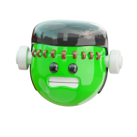 Emoji de Frankenstein  3D Icon