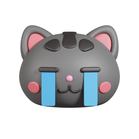 Emoji de gato chorando  3D Emoji