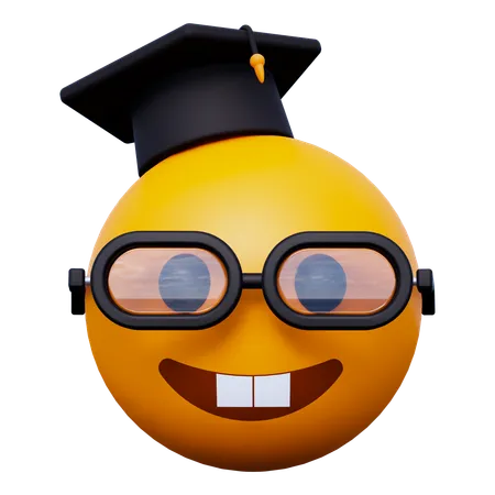 Emoji de formatura  3D Icon