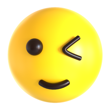 Guiño emoji  3D Icon