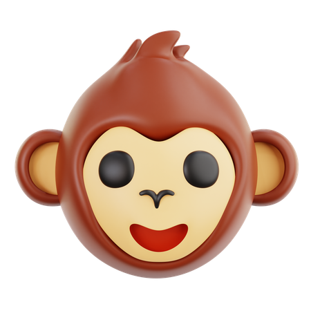 Emoji de macaco  3D Icon