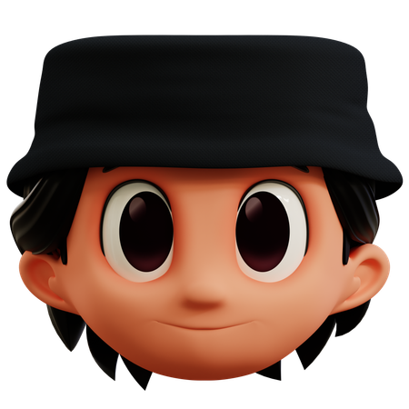 Emoji de menino muito fofo  3D Icon