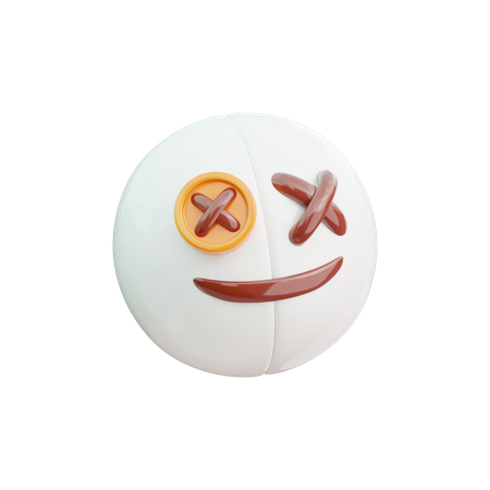 Emoji de muñeca fantasma  3D Icon