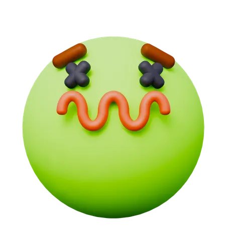 Emoji con náuseas  3D Icon