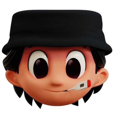 Emoji de niño enfermo  3D Icon