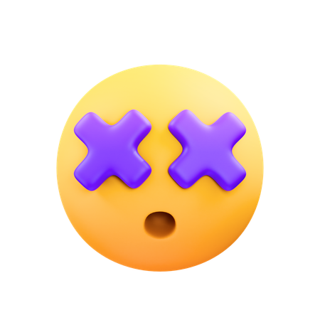 Emoji de nocaut  3D Icon