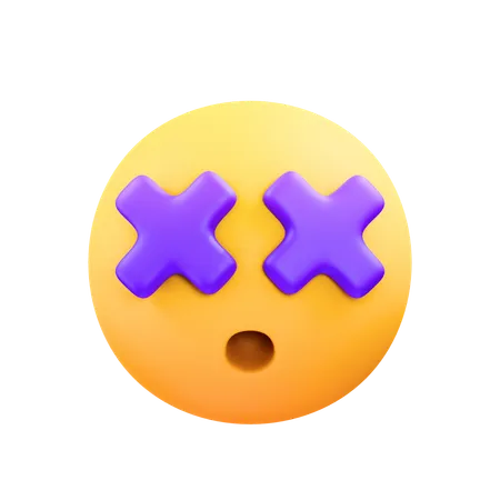 Emoji de nocaut  3D Icon