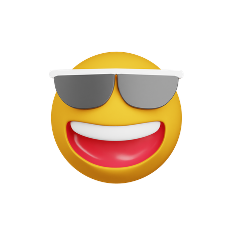 Emoji de óculos de sol  3D Icon