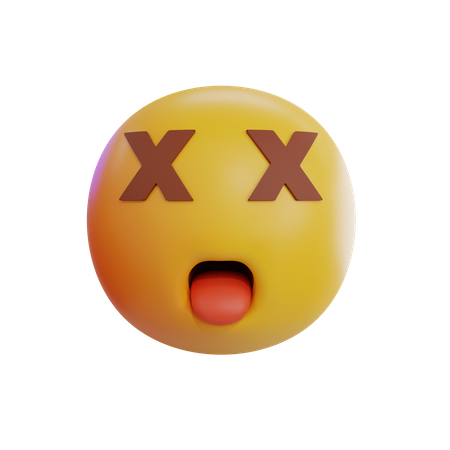 Emoji de ojo cruzado  3D Icon