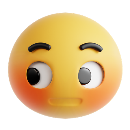 Emoji de olho lateral  3D Icon