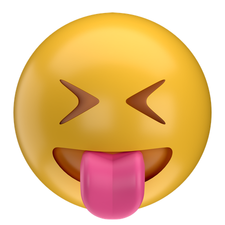 Emoji de olhos fechados  3D Icon