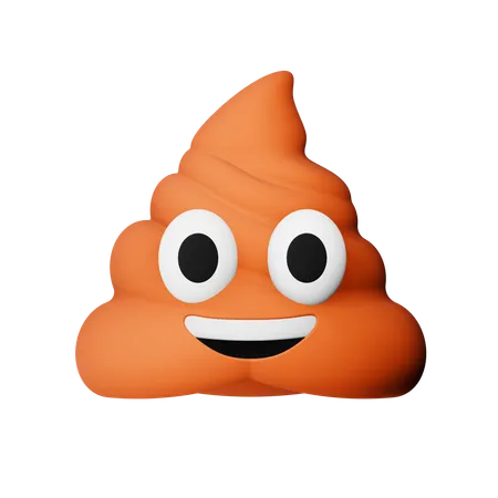 Monte de cocô emoji  3D Icon