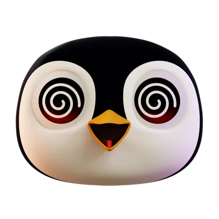 Emoji de pinguim tonto  3D Icon