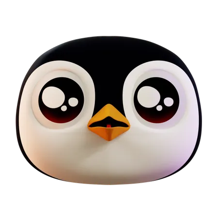 Emoji de pinguim triste  3D Icon