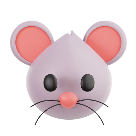 Emoji de rato  3D Icon