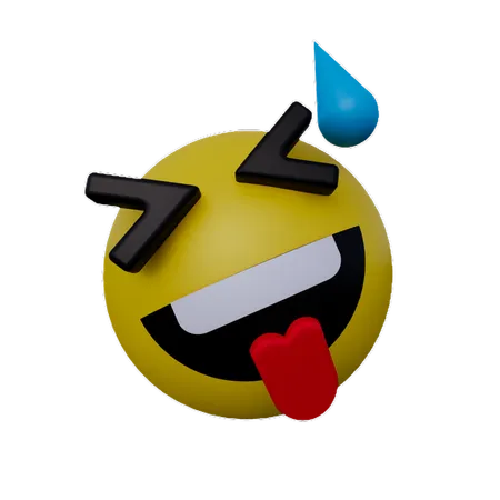 Emoji riendo  3D Icon