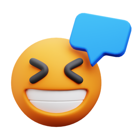 Risa emoji  3D Icon