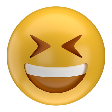 Emoji riendo  3D Icon