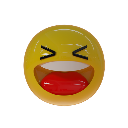 Emoji riendo  3D Icon