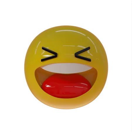 Emoji riendo  3D Icon