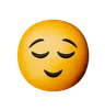 emoji de rosto aliviado