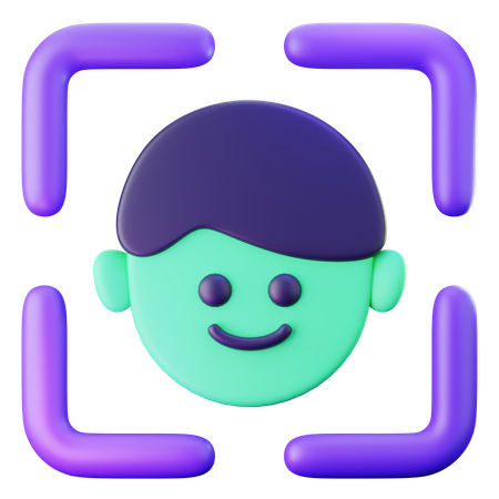 Ícone de emoji de rosto de desenho animado colorido  3D Icon