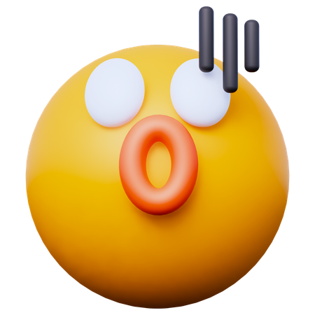 Emoji de shock  3D Icon