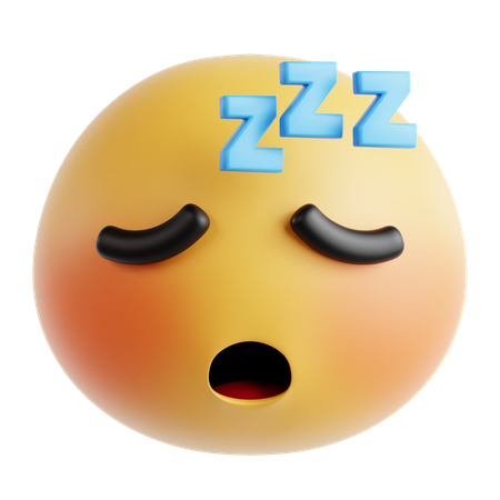 Emoji de sono  3D Icon