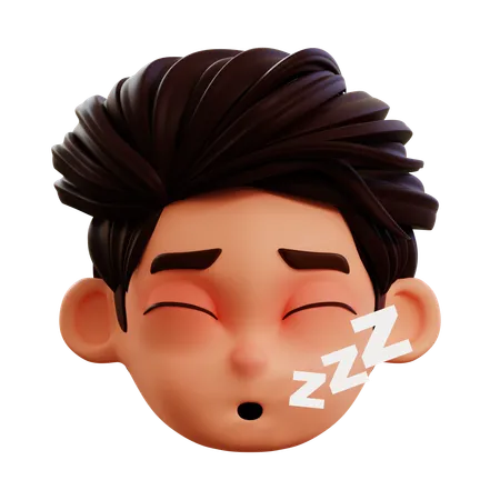 Emoji de sono profundo  3D Icon