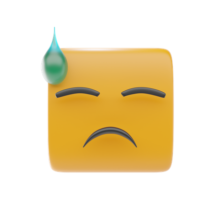 Sudor emoji  3D Icon