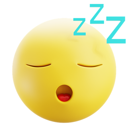 Emoji de sueño  3D Icon