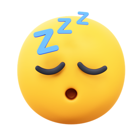 Emoji de sueño  3D Icon