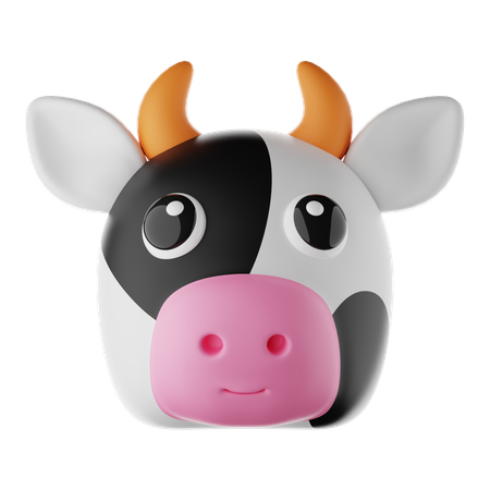 Emoji de vaca  3D Icon