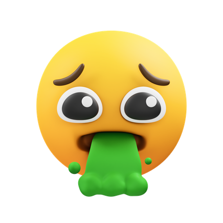 Vómito emoji  3D Icon