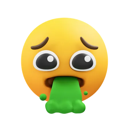 Vómito emoji  3D Icon