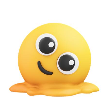 Emoji derretido  3D Icon