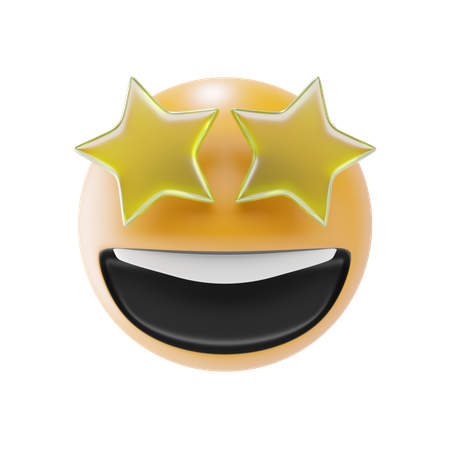 Emoji estrellado  3D Icon