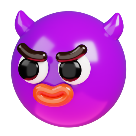 Emoji malvado  3D Icon