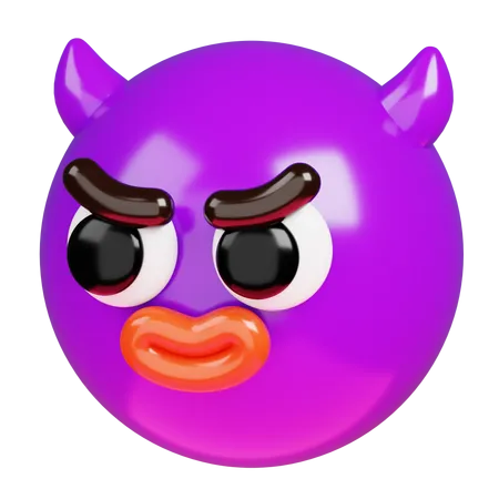 Emoji malvado  3D Icon