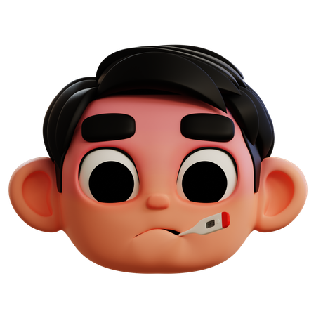 Emoji doente  3D Icon