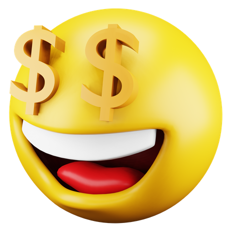 Emoji de dólar  3D Icon