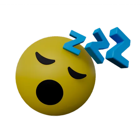 Emoji de sueño  3D Icon