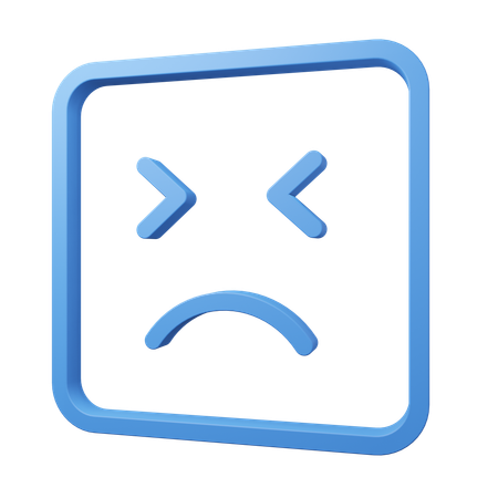 Douleur emoji  3D Icon