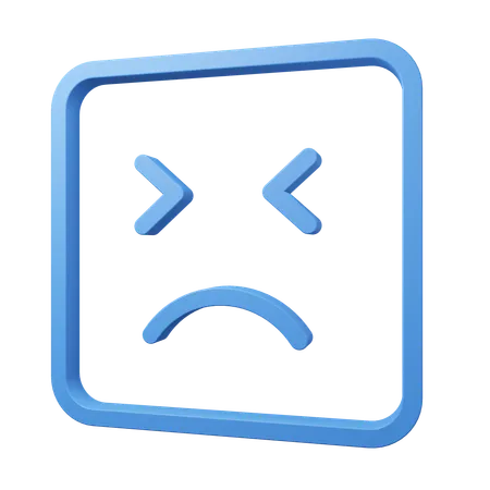 Douleur emoji  3D Icon