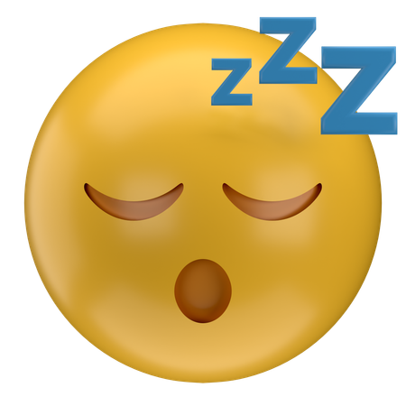 Emoji durmiendo  3D Icon