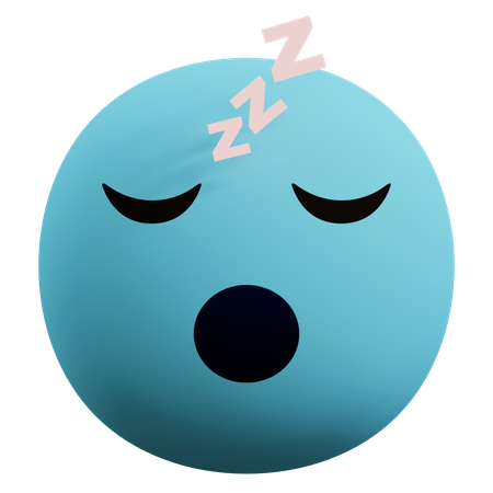 Emoji durmiendo  3D Icon