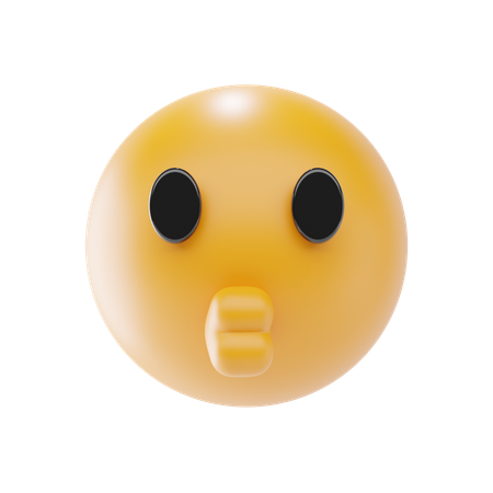 Emoji visage embrassant  3D Icon