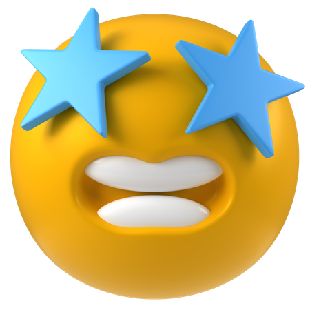 Emoji emocionado  3D Icon