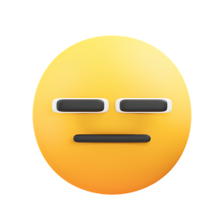 Emoji ennuyé  3D Icon