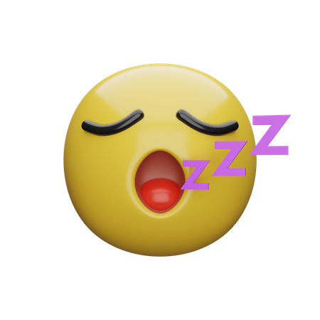 Emoji endormi  3D Emoji